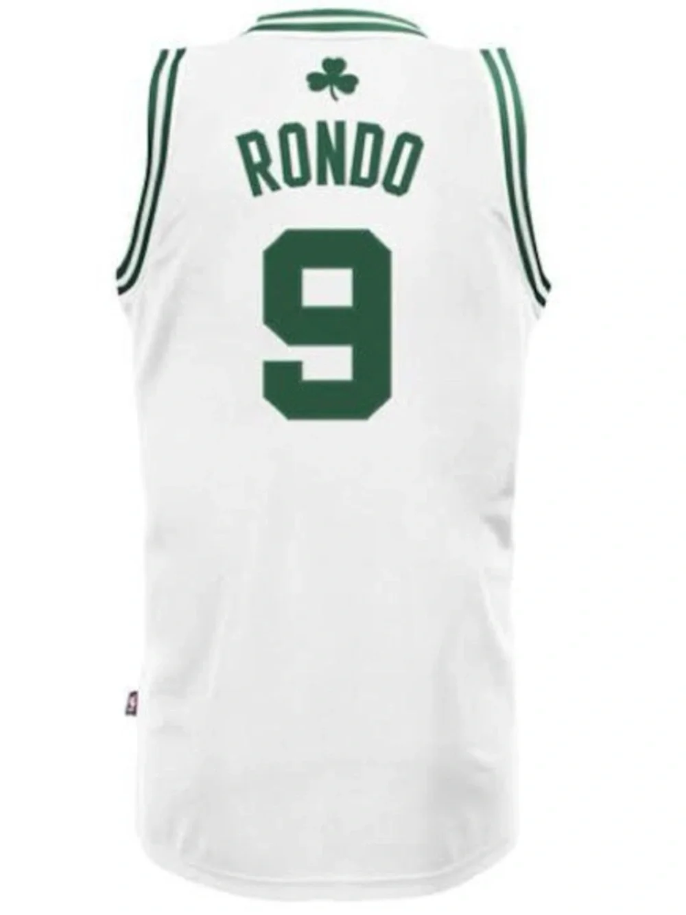 adidas White and Green Celtics #9 Basketball Jersey RARE